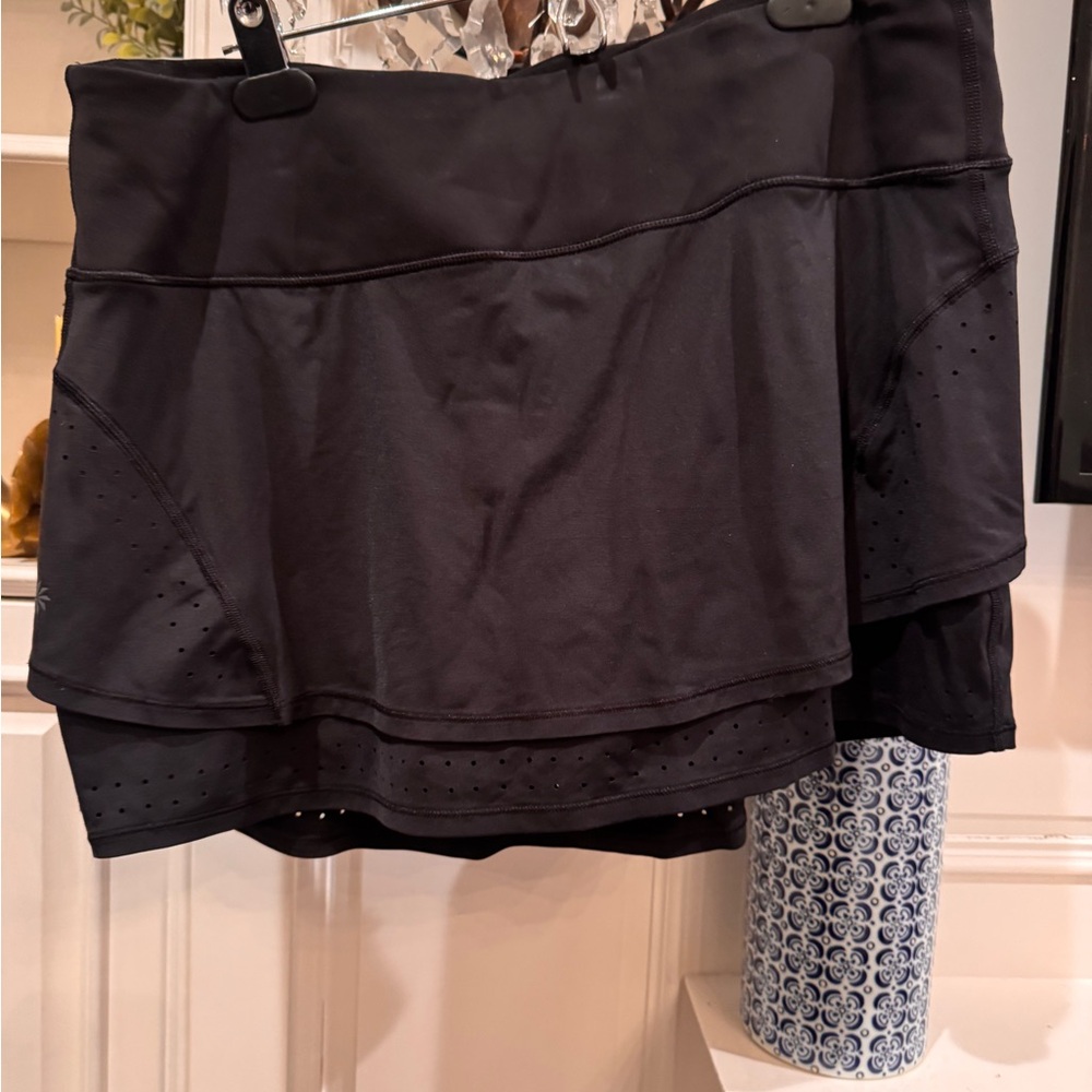 Athleta Black Layered Active Skort